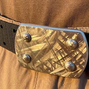 Tempest: 6oz large buckle with Cloudburst finish and 1.5" high-density ballistic Nylon