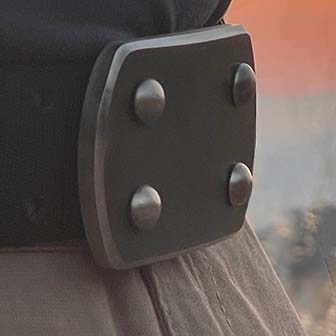 Ferocious: Large stainless steel buckle with Gray Man finish double-bolted to high-density ballistic Nylon