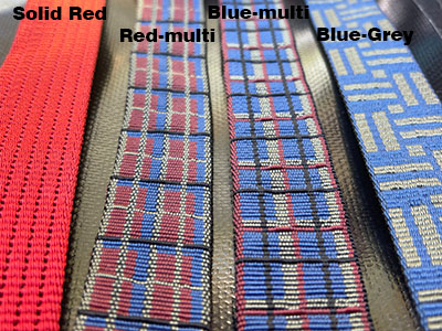 Four alternative patterned nylon straps