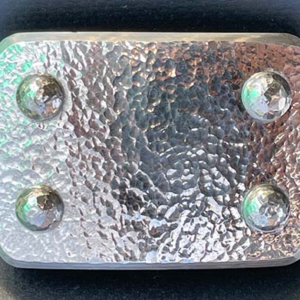 Ulundi Belt (with solid 6oz large buckle, hammered & polished finish)