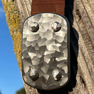 Skukuza Belt (with solid 6oz large buckle, hand-sculpted finish)