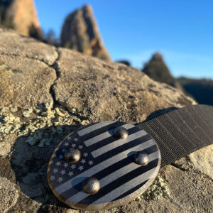 SIEGE Frenzy - Patriot Edition belt - US Flag engraved in Oval buckle