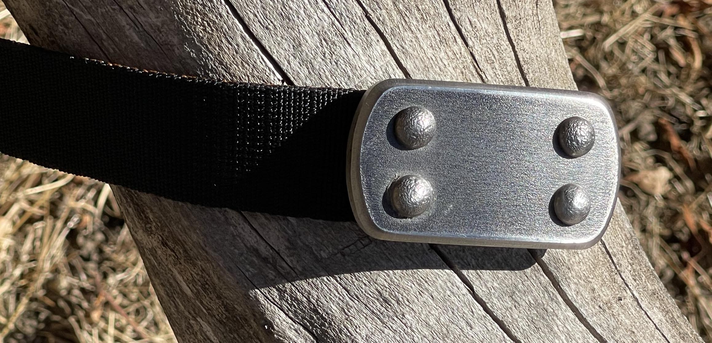 Fury Belt with "Gray Man" brushed finish on standard buckle