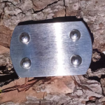 Explorer: Large buckle with Arctic Sky finish on stainless steel and 1.5" high-density ballistic Nylon webbing