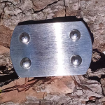 Explorer: Large buckle with Arctic Sky finish on stainless steel and 1.5" high-density ballistic Nylon webbing