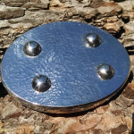 Corsair - oval buckle with Sea of Tranquility finish on stainless steel