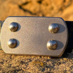 Phantom heavy duty nylon belt: 3.5 oz bantam buckle with Gray Man finish and nylon webbing