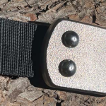 FURY: Heavy duty nylon belt with standard size buckle with Gray Man finish