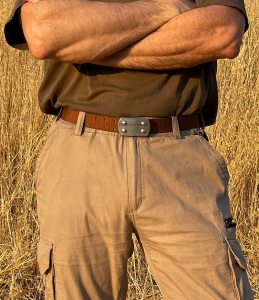 Fury: Standard size buckle with Gray Man finish