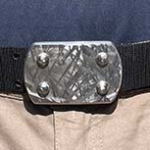 Tempest buckle with Cloudburst finish and 1.5" high-density ballistic Nylon