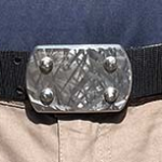 Tempest buckle with Cloudburst finish and 1.5" high-density ballistic Nylon