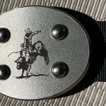 SIEGEÂ "FRENZY" BELT: 6 ounce stainless steel OVAL buckle with Gray Man finish and 1.5" high-density ballistic Nylon. Note: buckle etching is not included, but may be offered as a future option.