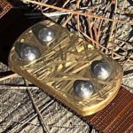 Scout - standard buckle with Savannah Grass finish on brass