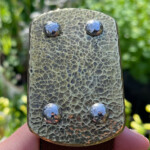 Large Hammered Brass SIEGE Tsavo belt