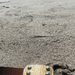 Sea Dog II: standard brass buckle with hammered and polished Rogue Moon finish