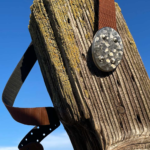 Stainless Steel Oval buckle with 3D Scalloped Camo finish.