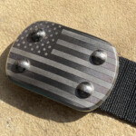 SIEGE Ferocious heavy duty nylon belt with US Flag engraved into buckle face