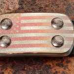 SIEGE Phantom belt with US Flag engraved in buckle