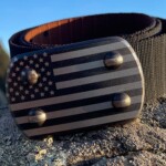 SIEGE Ferocious belt with US Flag engraved into buckle face