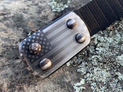 Fury belt with American Flag engraved on buckle