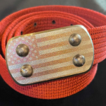 Phantom Belt - Patriot Edition with red nylon webbing