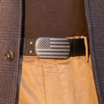 Aviator Patriot Belt - heavy duty nylon belt with US Flag / Stars and Stripes