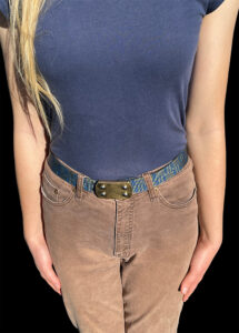 Woman wearing Siege Belt