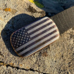 Aviator Patriot Belt with Stars and Stripes