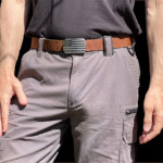 Aeronaut belt - Patriot Edition with Stars and Stripes engraved on buckle